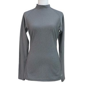 bcg Women’s Long Sleeve Athletic Gray Top Size M Activewear